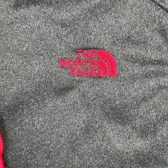 The North Face Gray and Pink Women's Full-zip hoodie size medium - Picture 2 of 8